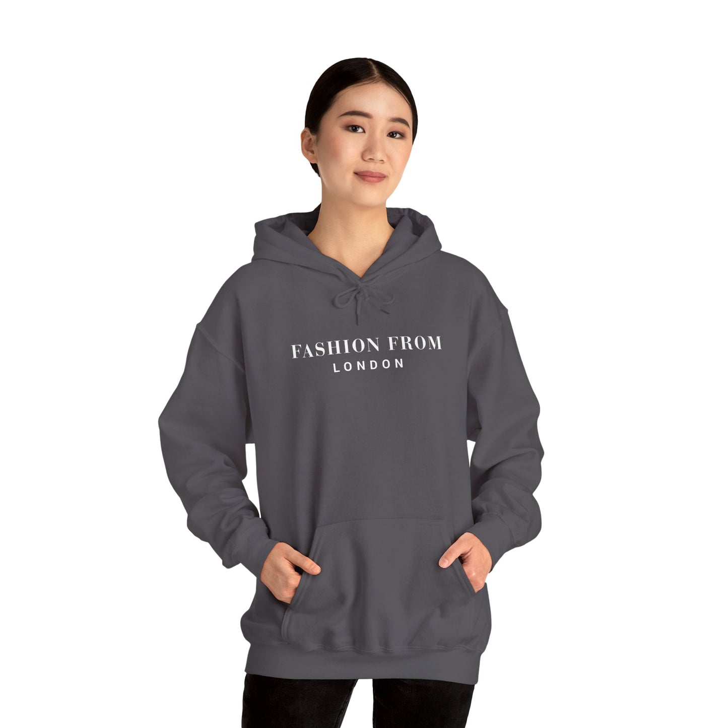 Fashion From London™ Essential Women's Hoodie - Charcoal