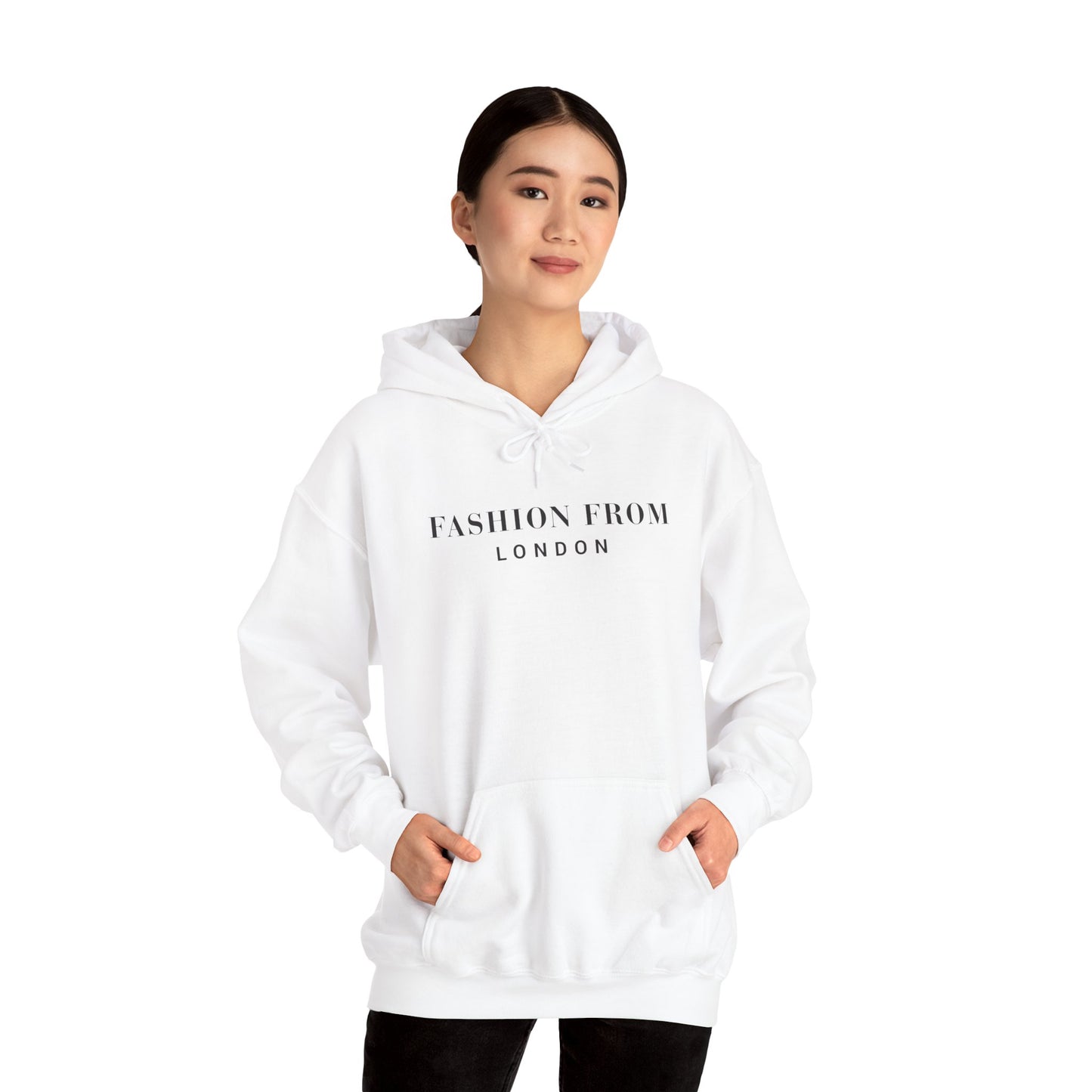 Fashion From London™ Essential Men's Hoodie - White