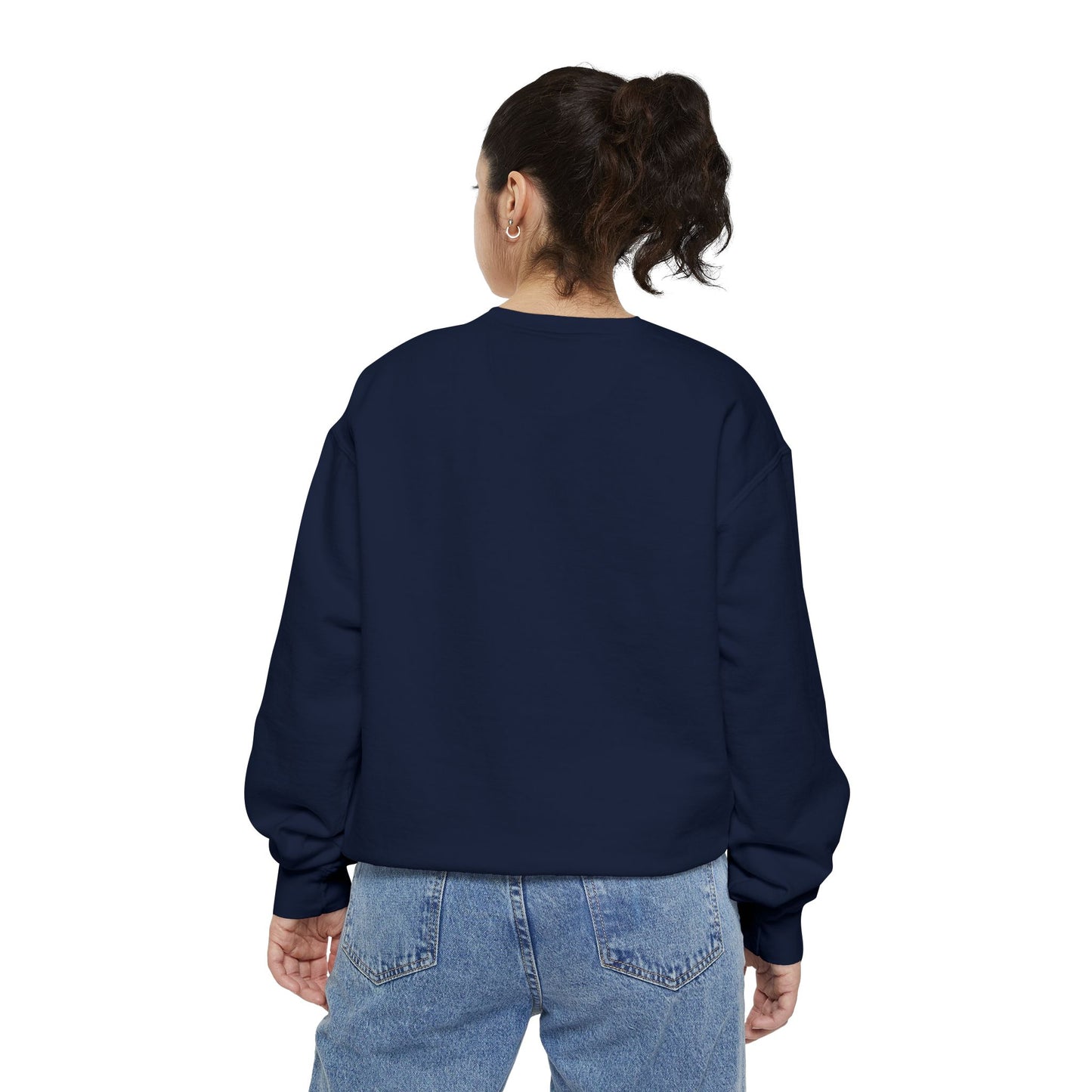 Fashion From London Garment-Dyed Women's Sweatshirt - Watermelon