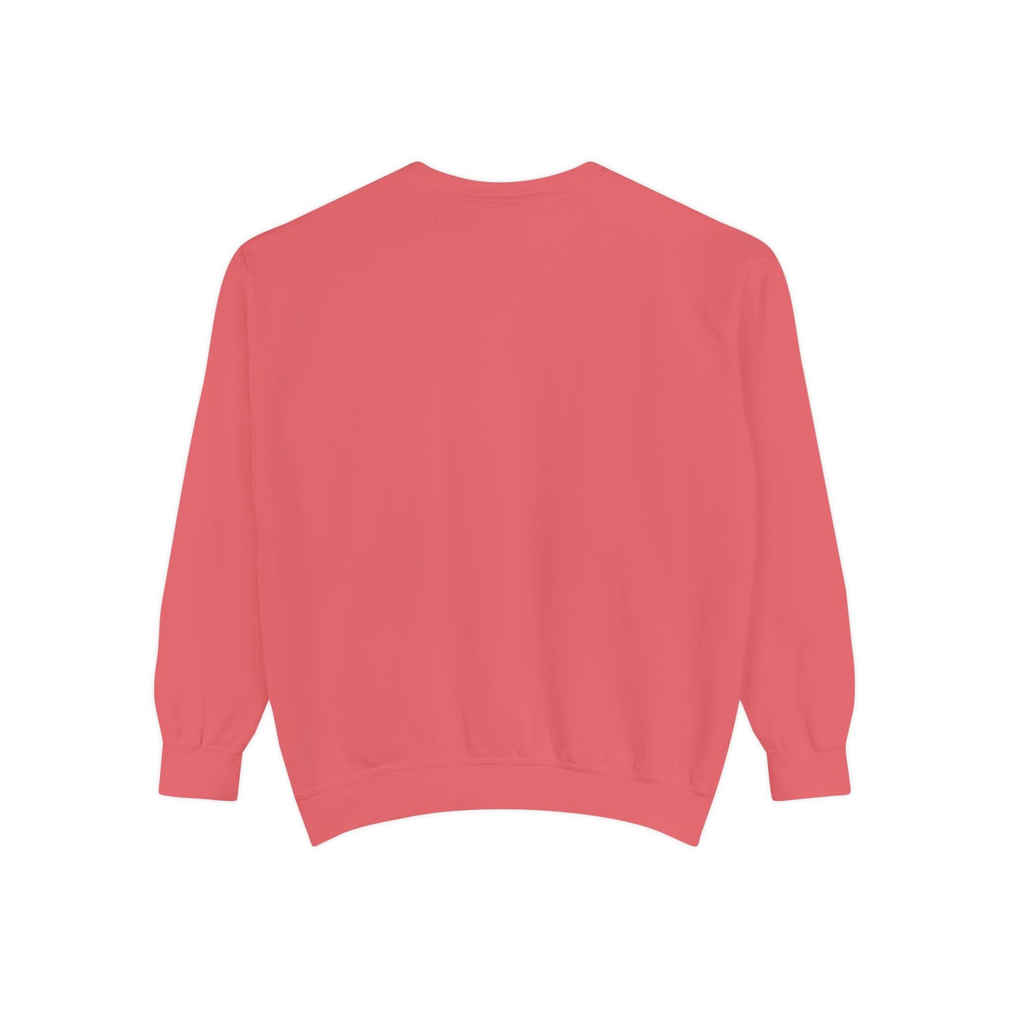 Fashion From London Garment-Dyed Men's Sweatshirt - Watermelon