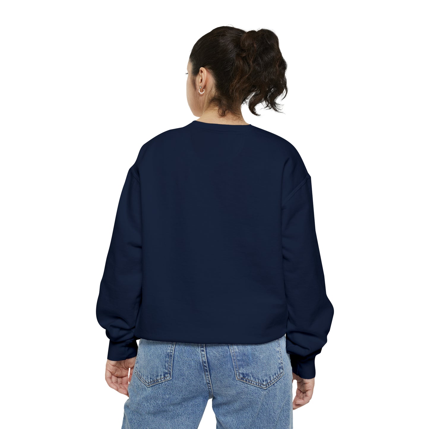 Fashion From London Garment-Dyed Women's Sweatshirt - Pepper