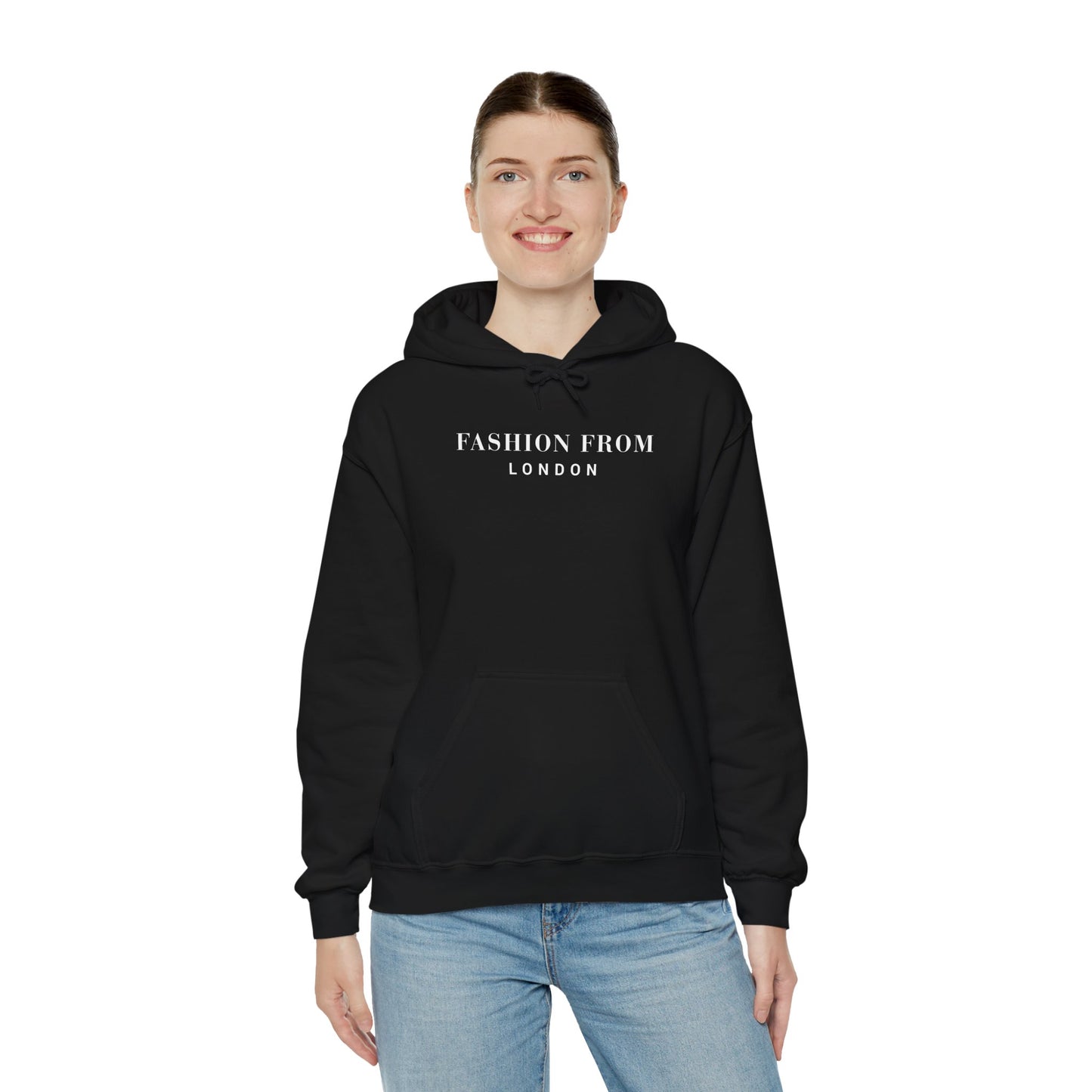 Fashion From London™ Essential Women's Hoodie - Black