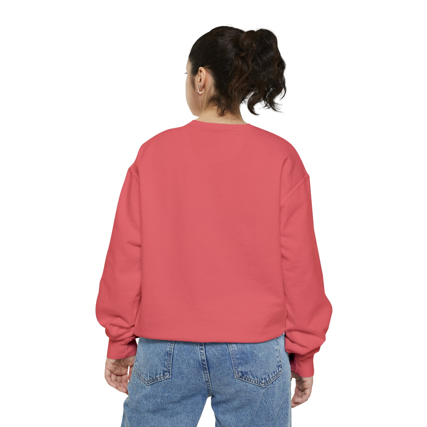 Fashion From London Garment-Dyed Women's Sweatshirt - Pepper