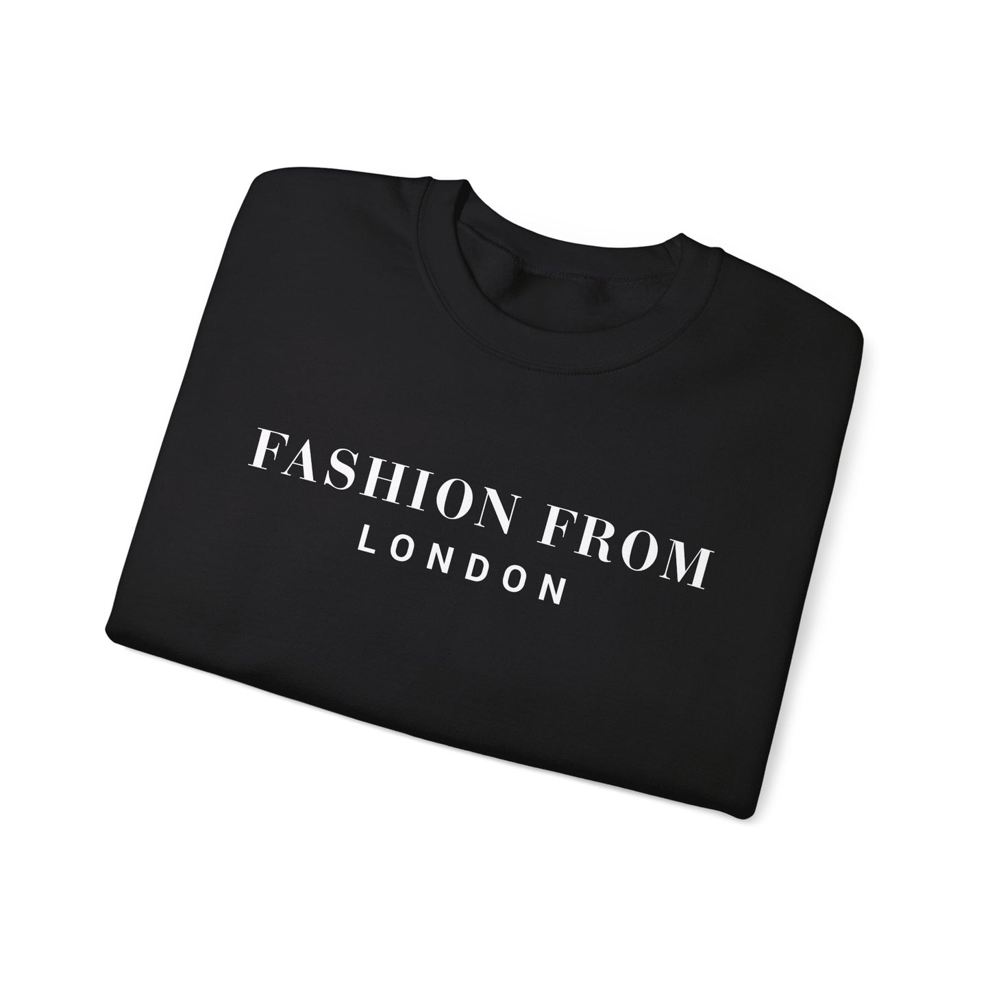 Fashion From London Heavy Blend™ Men's Crewneck Sweatshirt - Black