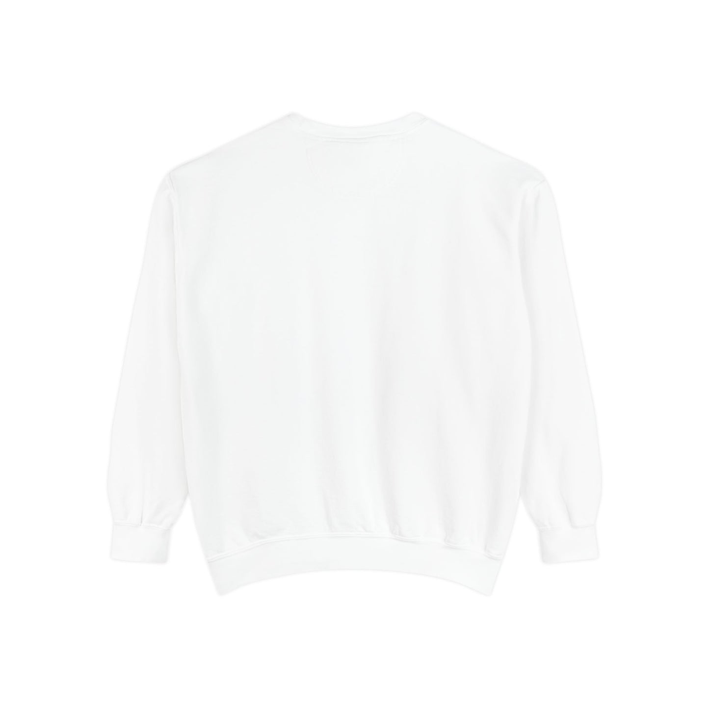 Fashion From London Garment-Dyed Women's Sweatshirt - White