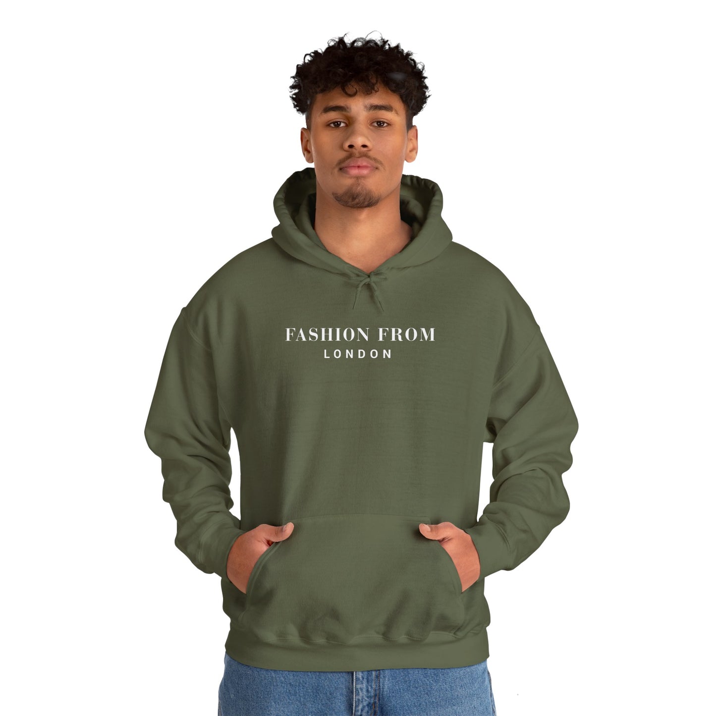 Fashion From London™ Essential Men's Hoodie - Charcoal