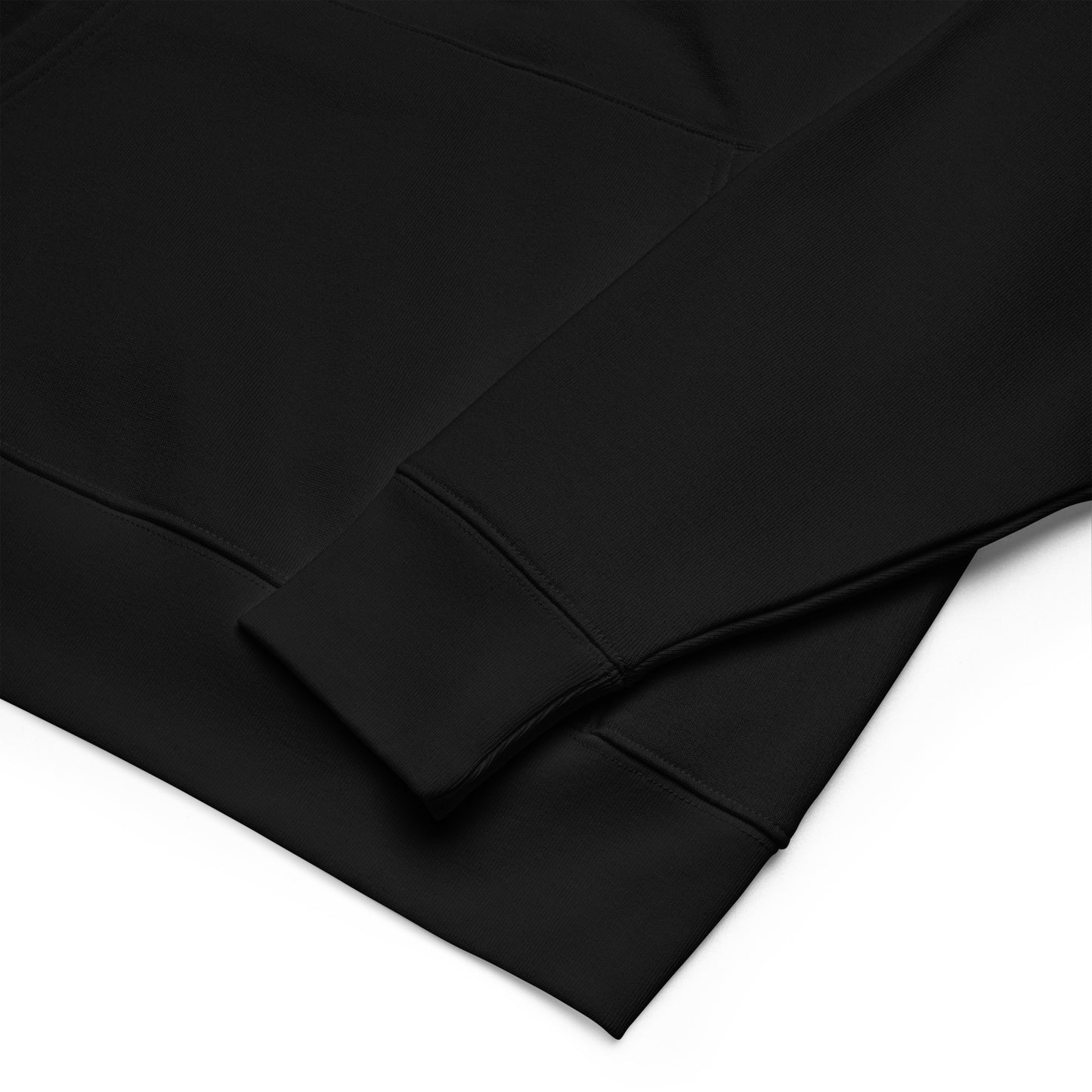 Men's Essential Eco Embroidered Hoodie Black
