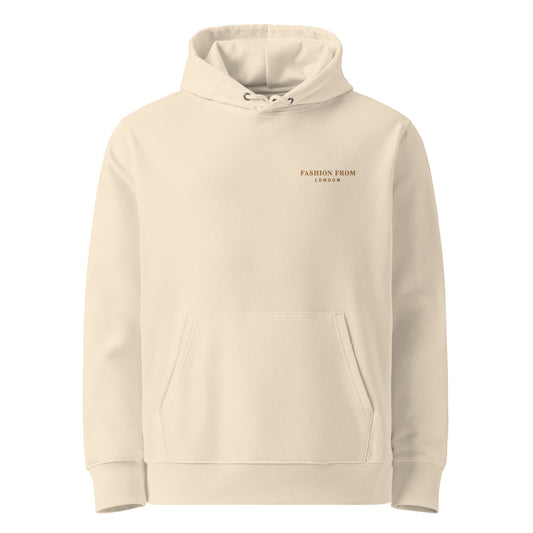 Men's Cream Eessential Hoodie Embroidered