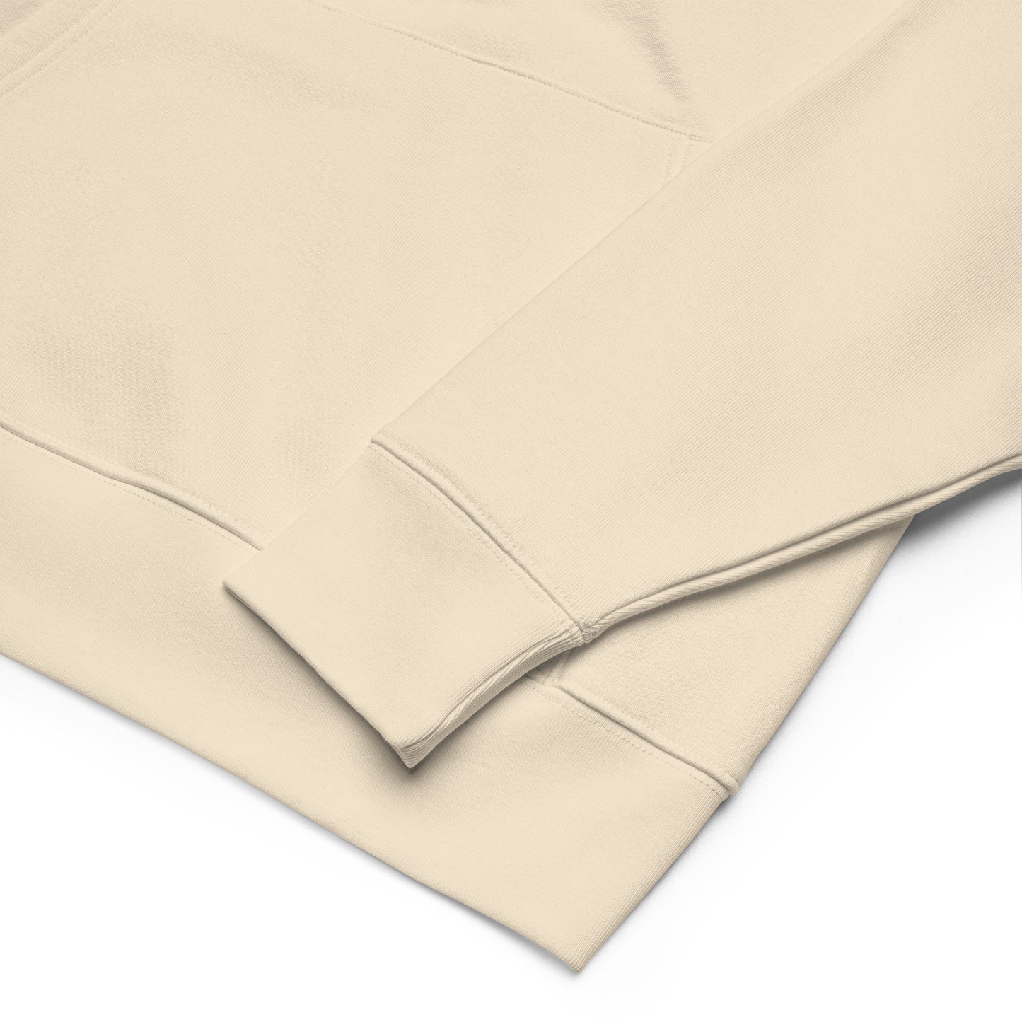 Men's Cream Eessential Hoodie Embroidered