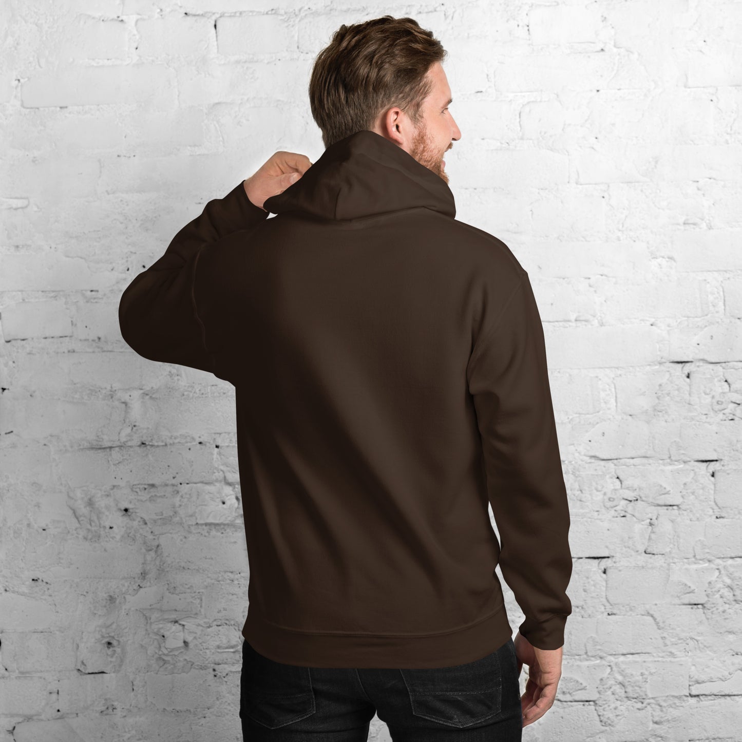 Men's Essential Chocolate Brown Hoodie