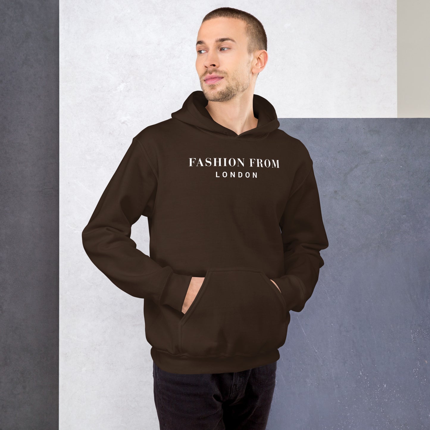 Men's Essential Chocolate Brown Hoodie