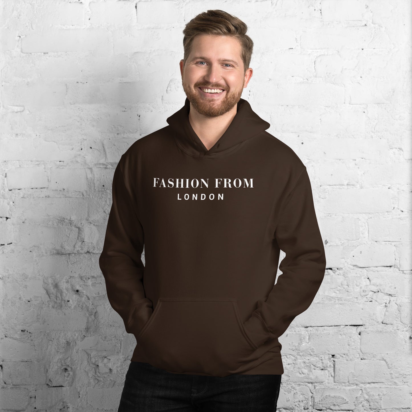 Men's Essential Chocolate Brown Hoodie