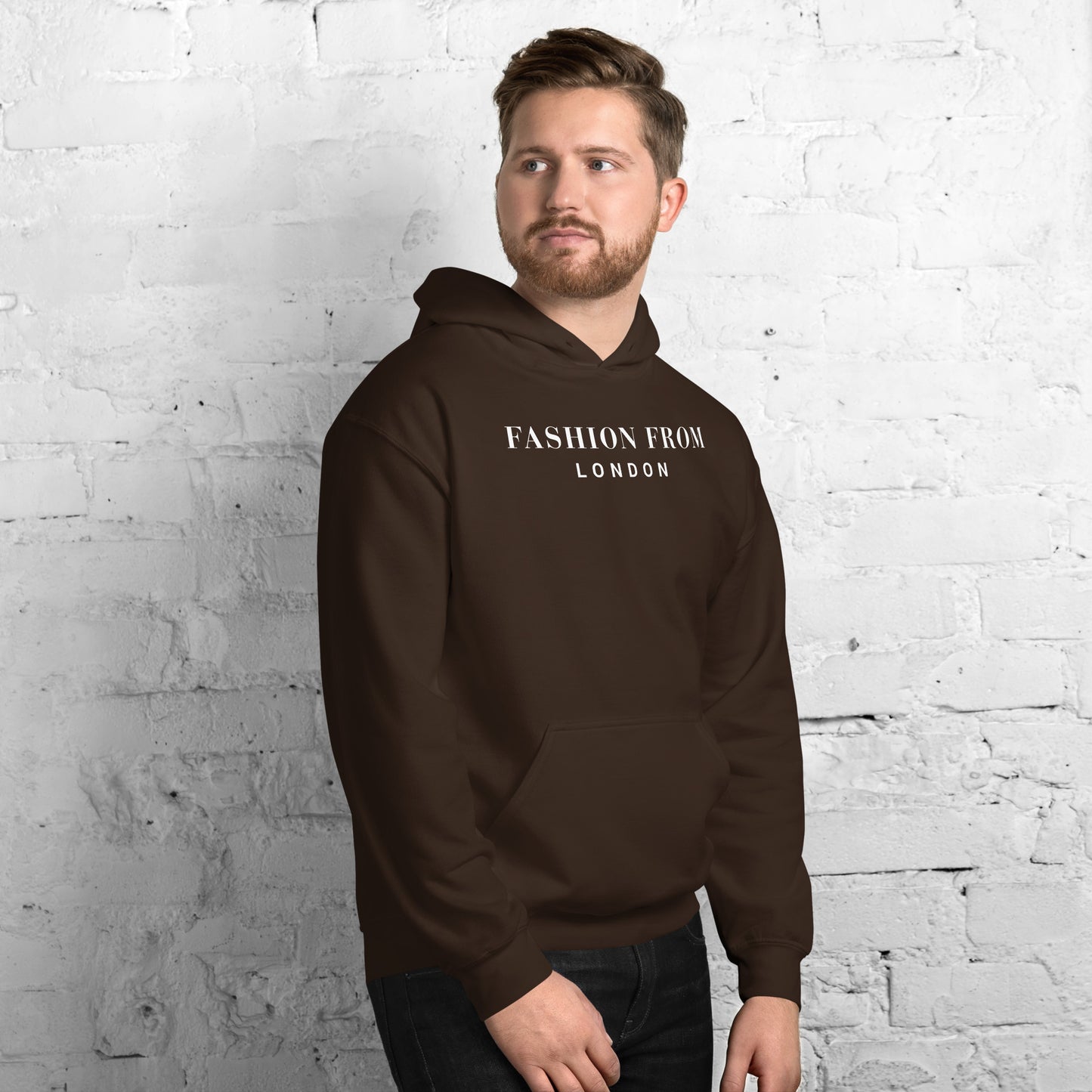 Men's Essential Chocolate Brown Hoodie